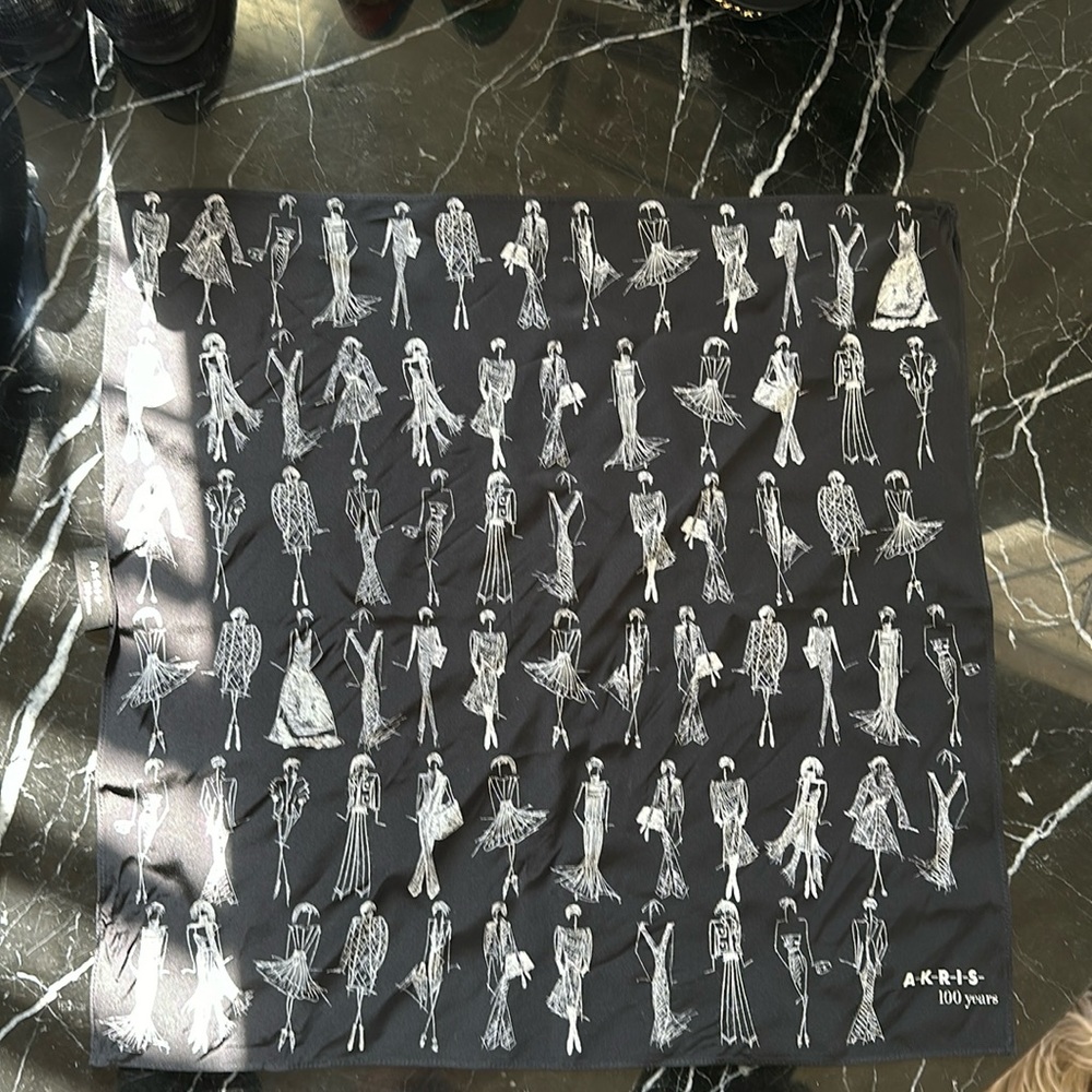 Akris silk scarf